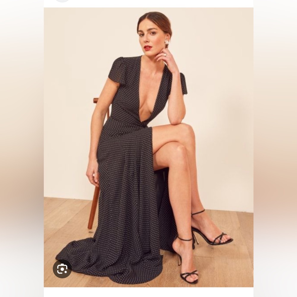 Reformation Rosey Dress point Small